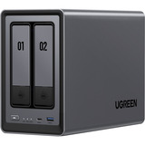 UGREEN DXP2800 + 2x 8 TB Seagate IronWolf HDD Bundle, NAS 