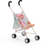 ZAPF Creation BABY born Kinderwagen mit Tasche Dschungel, Puppenwagen 