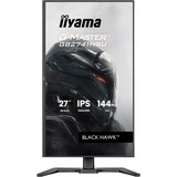 iiyama G-Master GB2741HSU-B1, Gaming-Monitor 68.6 cm (27 Zoll), schwarz (matt), FullHD, IPS, HDMI, DP, Free-Sync, USB-Hub, Höhenverstellung, 144Hz Panel