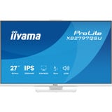 iiyama ProLite XB2797QSU-W1, LED-Monitor 68.5 cm (27 Zoll), weiß (matt), QHD, IPS, HDMI, DP, USB-Hub, Ergonomischer Standfuß