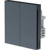 Aqara Smart Wall Switch H1 - zwei Wippen mit Neutralleiter, Schalter grau