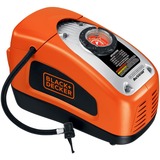 BLACK+DECKER Kompressor ASI300-QS, 11bar, Luftpumpe orange/schwarz, 12 Volt Zigarettenzünder-Anschluss