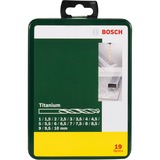 Bosch Metallbohrer-Satz Titanium, 19-teilig grün