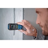 Bosch Professional Laser-Entfernungsmesser GLM 50-27 CG Professional blau/schwarz, Li-Ion-Akku 3,7V 1Ah, Reichweite 50m, grüne Laserlinie