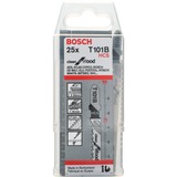Bosch Stichsägeblatt T 101 B Clean for Wood, 100mm 25 Stück