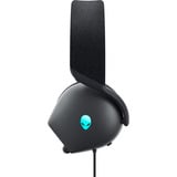 Dell Alienware AW520H Dark Side of the Moon, Gaming-Headset schwarz, kabelgebundenes Gamingheadset (USB, 3,5 mm Stecker)