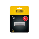 Intenso Alu Line 64 GB, USB-Stick silber