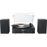 Karcher MC 8000DI, Kompaktanlage schwarz, Plattenspieler, UKW/DAB+, Internetradio, Bluetooth