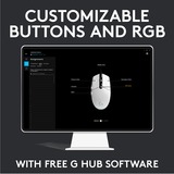 Logitech Gaming G203 LIGHTSYNC, Gaming-Maus weiß