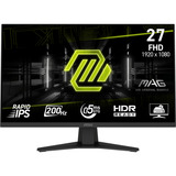 MSI MAG 274FDE, Gaming-Monitor 68.6 cm (27 Zoll), schwarz, FullHD, Rapid-IPS, HDR Ready, Adaptive-Sync, 200Hz Panel