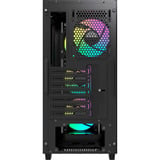 Ocypus Gamma C60 ARGB , Tower-Gehäuse schwarz, Tempered Glass