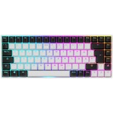 Sharkoon SKILLER SGK50 S3, Gaming-Tastatur weiß, DE-Layout, Gateron Red