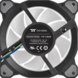 Thermaltake Riing Quad 12 RGB Radiator Fan TT Premium Edition Single Fan Pack, Gehäuselüfter schwarz, Single Pack, ohne Controller