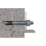 fischer Bolzenanker FAZ II Plus 10/10 R im Eimer, Dübel edelstahl, 145 Stück
