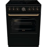 gorenje GECS6B70CLB, Herd schwarz/gold