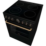 gorenje GECS6B70CLB, Herd schwarz/gold