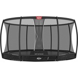 BERG Toys Trampolin Champion InGround, Fitnessgerät schwarz, rund, Durchmesser 430 cm, inkl. Sicherheitsnetz Deluxe
