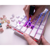 CHERRY XTRFY MX 8.2 Pro TMR Wireless, Gaming-Tastatur weiß, DE-Layout, Cherry MK Crystal