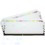 Corsair DIMM 64 GB DDR5-5600 (2x 32 GB) Dual-Kit, Arbeitsspeicher weiß, CMT64GX5M2B5600C40W, Dominator RGB, INTEL XMP