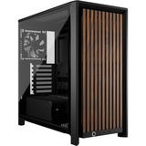 Corsair FRAME 4000D WOOD RS, Tower-Gehäuse schwarz/holz, Tempered Glass