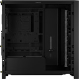 Corsair FRAME 4000D WOOD RS, Tower-Gehäuse schwarz/holz, Tempered Glass