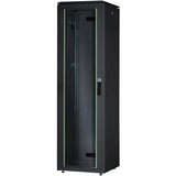 Digitus Netzwerkschrank Unique Serie - 600x800 mm (BxT), IT-Schrank schwarz, 36 Höheneinheiten