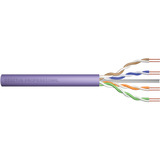 Digitus Professional Cat.6 U/UTP Verlegekabel simplex, Cca violett, 305 Meter Easy Pull Box