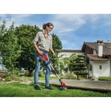 EINHELL Akku-Rasentrimmer GE-CT 18Li Kit, 18Volt rot/schwarz, Li-Ionen Akku 2,0Ah