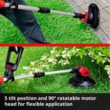 EINHELL Akku-Rasentrimmer GE-CT 18Li Kit, 18Volt rot/schwarz, Li-Ionen Akku 2,0Ah