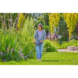 GARDENA Akku-Rasentrimmer EasyTrim 25/18V P4A grau/türkis, Li-Ion Akku 2,0Ah, POWER FOR ALL ALLIANCE