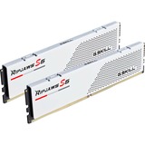 G.Skill DIMM 32 GB DDR5-6000 (2x 16 GB) Dual-Kit, Arbeitsspeicher weiß, F5-6000J3644F16GX2-RS5W, Ripjaws S5, INTEL XMP