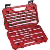 KWB SDS Plus Meißel- & Bohrer-Satz, 12-teilig rot, Ø 5-16mm, Transportkoffer