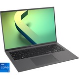 LG Electronics gram 16Z90Q-G.AA76G, Notebook grau, Windows 11 Home 64-Bit