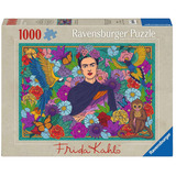 Ravensburger Puzzle - Frida Kahlo's Paradies: Papageien, Affen 1000 Teile