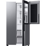 SAMSUNG RH69B8920S9/EG RS8000, Side-by-Side edelstahl/silber, Food Showcase Tür, Beverage Center, Festwasseranschluss