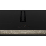 Siemens ED811BGA6, Autarkes Kochfeld schwarz, 80 cm, mit integriertem Dunstabzug