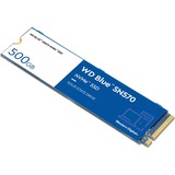 WD Blue SN570 500 GB, SSD blau/weiß, PCIe 3.0 x4, NVMe, M.2 2280