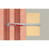 fischer Langschaftdübel DuoXpand 8x100 T  hellgrau/rot, 10 Stück
