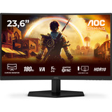 AOC C24G42E, Gaming-Monitor 59.9 cm (23.6 Zoll), schwarz (matt), FullHD, VA, Curved, Adaptive-Sync, HDR, 180Hz Panel