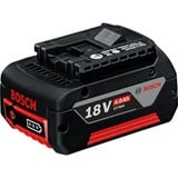 Bosch PRO Akku GBA 18V 4.0Ah Professional schwarz/rot, AMPShare Alliance