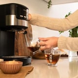 Cecotec Power Espresso 20 Pecan, Espressomaschine blauschwarz/edelstahl, 1100 Watt