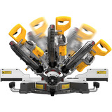 DEWALT XR FLEXVOLT Akku-Paneelsäge DCS781N, 54Volt, Kapp-und Gehrungssäge gelb/schwarz, ohne Akku und Ladegerät