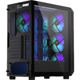 ENDORFY ARX 500 ARGB, Big-Tower-Gehäuse schwarz, Seitenteil aus Tempered Glass