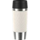 Emsa TRAVEL MUG Classic Twist , Thermobecher creme/edelstahl, 0,36 Liter