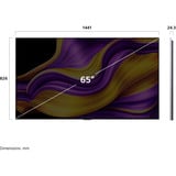 LG OLED65G57LW evo TV, OLED-Fernseher 163.9 cm (65 Zoll), silber/schwarz, UltraHD/4K, Tripple Tuner, HDR, 120Hz Panel