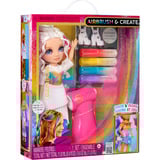 MGA Entertainment Rainbow High Air Brush & Create - Purple Eyes, Puppe 