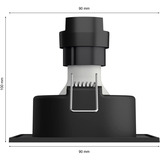 Philips Hue White & Color Ambiance Centura Einbauspot, LED-Leuchte silber, eckig