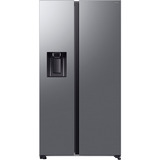 SAMSUNG RS70F64KDFEF, Side-by-Side edelstahl (dunkel), AI Energy Mode, Festwasseranschluss