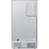 SAMSUNG RS70F64KDFEF, Side-by-Side edelstahl (dunkel), AI Energy Mode, Festwasseranschluss