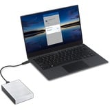 Seagate One Touch mit Kennwort 1 TB, Externe Festplatte silber, Micro-USB-B 3.2 Gen 1 (5 Gbit/s)